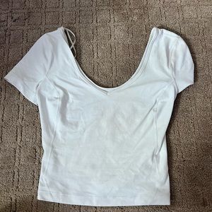 lulu align shirt in white!
